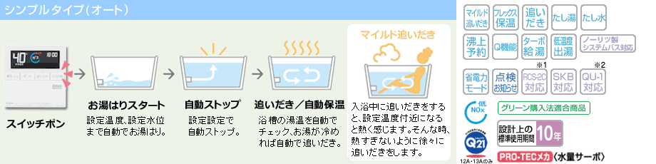 シンプルタイプ(オート)